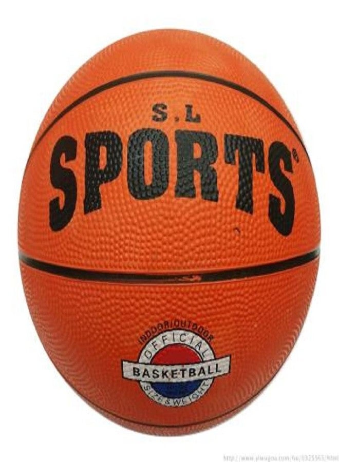 VWretails® PVC | Rubber Basketball Sports Toy for Kids | Indoor/Outdoor Game Basket Ball for Kids 4 Years to up (Size 3) - Image 1